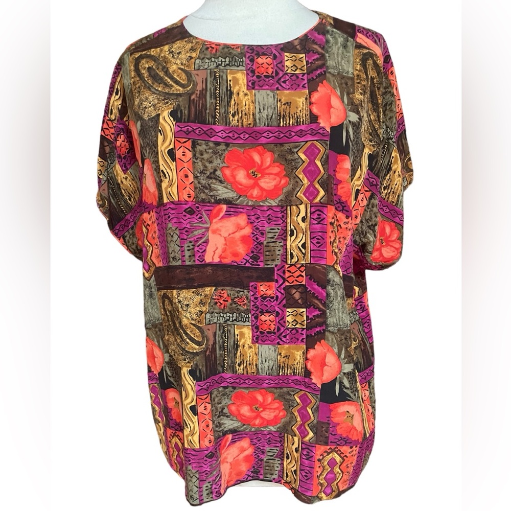 Vintage Spenser Jeremy 100% Silk Blouse